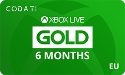 XBOX Live Gold (EUR) - 6 Months
