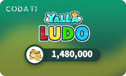 يلا لودو - 1,480,000 ذهب