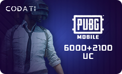 ببجي (100$) - 6000+2100 شدة