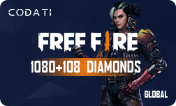 Free Fire (Global) - 1080+108 Diamonds