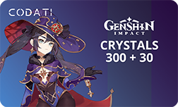 Genshin Impact - 300+30 Crystals