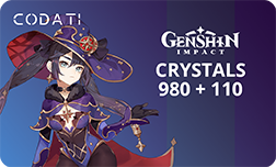 Genshin Impact - 980+110 Crystals