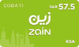 Zain Mobile (KSA) - SAR 57.5