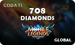 Mobile Legends (Global) - 708 Diamonds