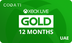 XBOX Live Gold (UAE) - 12 Months