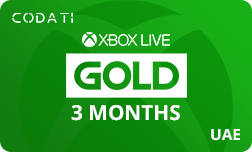 XBOX Live Gold (UAE) - 3 Months